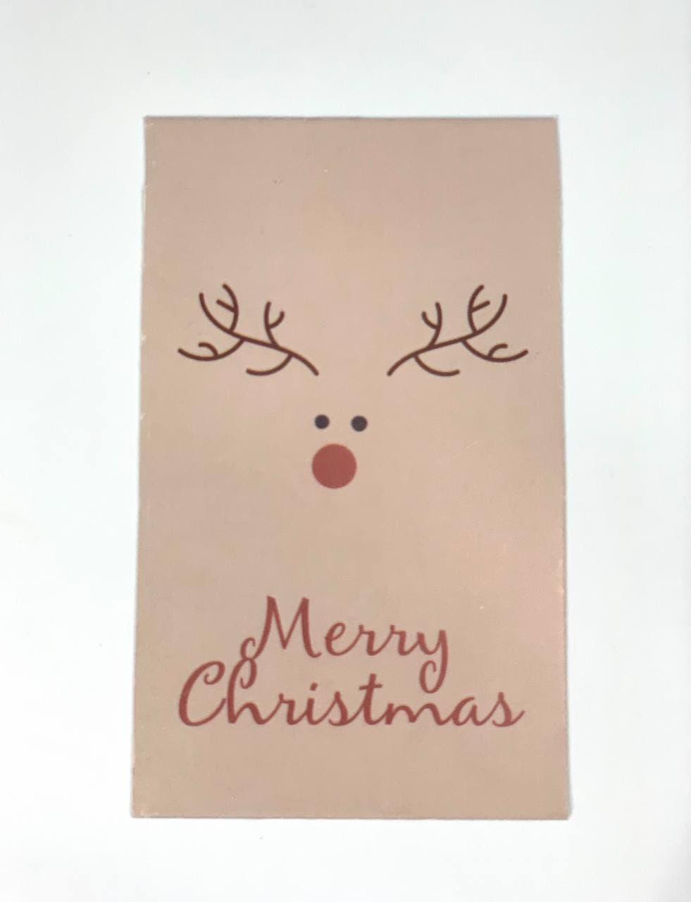Бірка «Merry Christmas» Оленя #14. 50*90, 20 шт., фото 1
