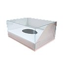 Акваріум кольору пудра під новий десерт «Яйце», 240*180*110мм