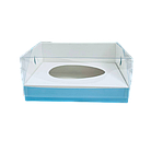 Акваріум блакитний під новий десерт «Яйце», 240*180*110мм