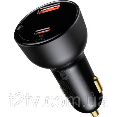 Зарядний пристрій Baseus Superme Digital Display PPS USB-A/Type-C Black (CCZX-01)