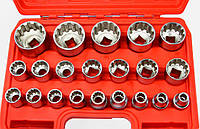 Набір головок LEX LXISS21E-12T (1/2", 12-гранні, 21 елемент)