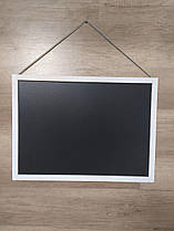 Настінна дошка магнітна двостороння біла, мольберт настінний 3в1 для крейди, магнітів та маркерів.