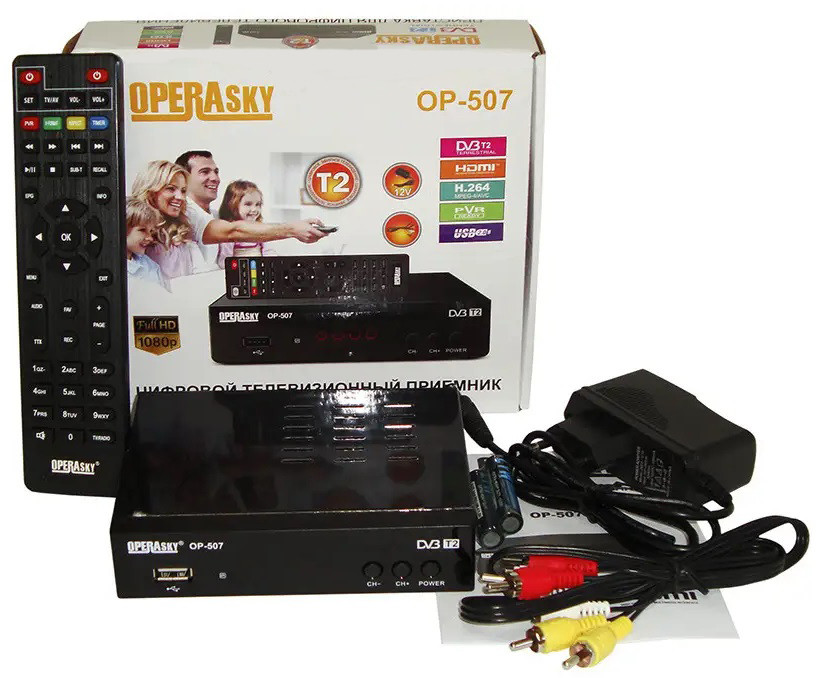 Цифровий ресивер DVB-T2 Operasky OP-507