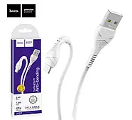 Кабель Hoco COOL DATA CABLE X37 Micro, 2.4А, 1м, білий (X 37 MICRO 7081)