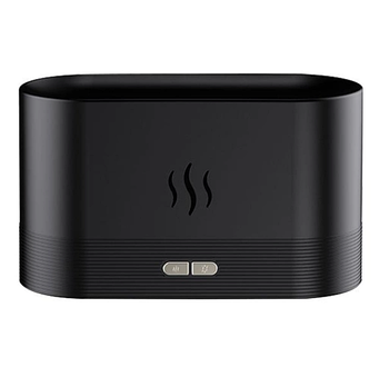 Зволожувач повітря Kinscoter CX-801 180 мл з імітацією полум'я Чорний (KG-12138)