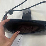 Жіноча сумка 2734 багет чорна, фото 4