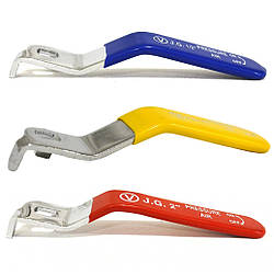 Ручка важіль для шарового крана Valve J.G. 1/2 х 3/4 дюйми 15 - 20 мм синя червона жовта нержавіюча сталь