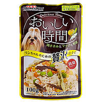 DoggyMan Low Fat Chicken & Tuna, Bonito ДОГГІМЕН КУРКА З ТУНЦЕМ І МАКРЕЛЛЮ в желе консерви для собак, вологий корм, пауч 100г