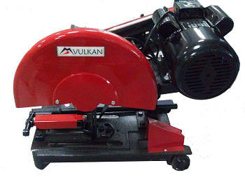 VULKAN Відрізна машина 220В 2,6кВт CM2600/220 400*32мм, 2880об/хв, Сталева зварна основа