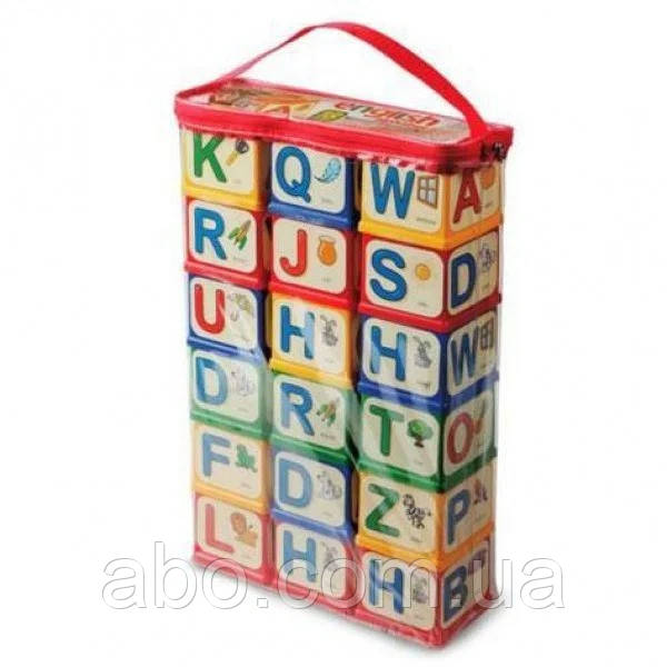 Дитячі розвиваючі кубики «English alphabet» 71054, 18 кубиків, фото 1