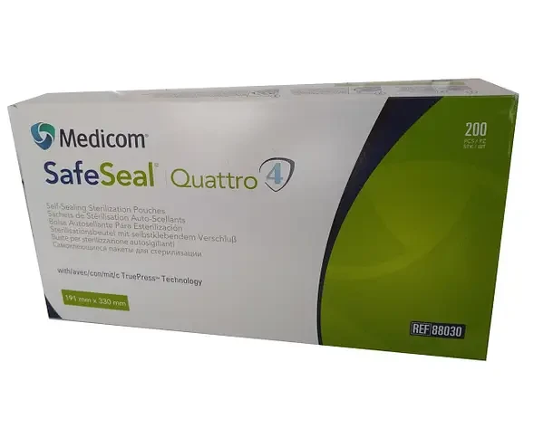 Самоклейні пакети для стерилізації Medicom® Safe-Seal Duet 191 мм х 330 мм