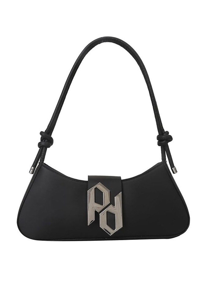 Жіноча сумка 2734 багет чорна, фото 1