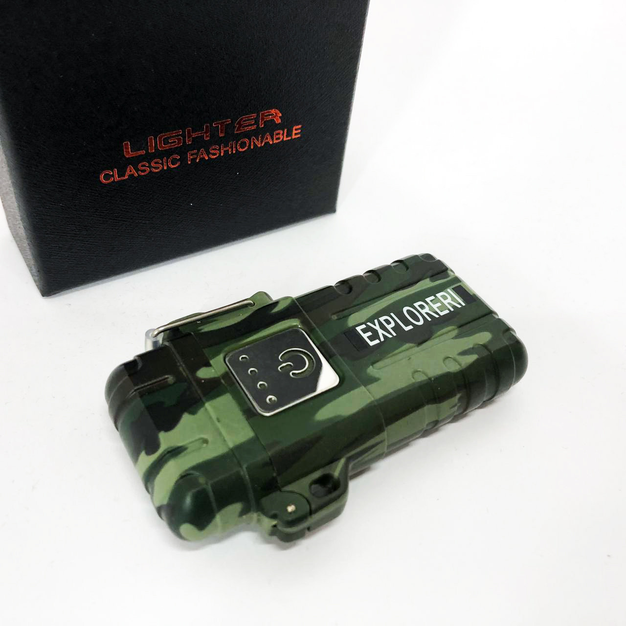 Запальничка вічна JL317 Explorer, Запальничка подарункова сувенірна в подарунок, XJ-722 Електроімпульсна дуга