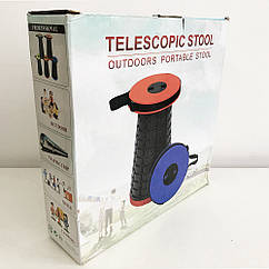 Розкладний стілець, складаний табурет Retractable Stool. Колір помаранчевий BJ-60