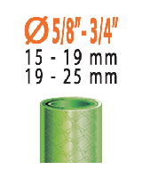 Claber Муфта 5/8-3/4" ремонтна для поливального шлангу бл., фото 3