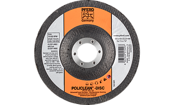 Pferd Круг зачисний 125*22 пористий POLICLEAN  нерж. сталь