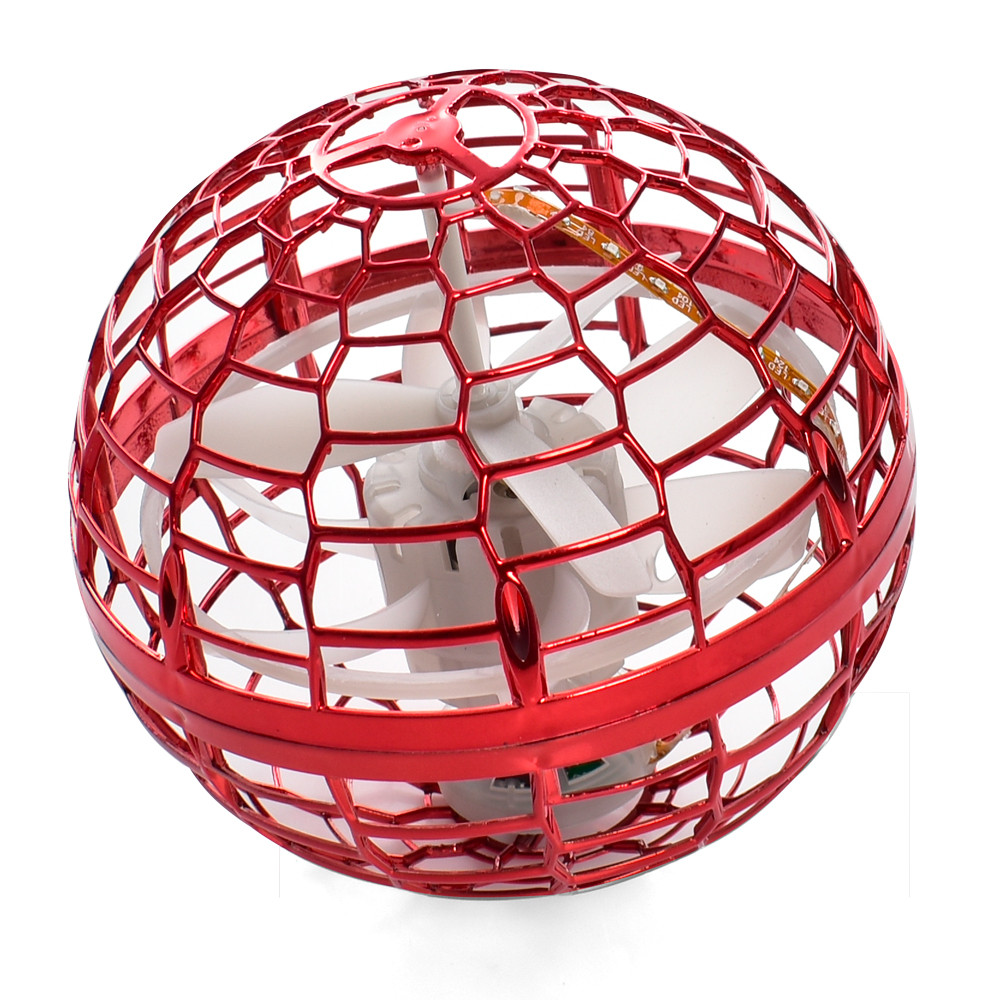 Гра літальна куля-спінер акумуляторна 3035 розмір 10 см зі світлом, фото 1