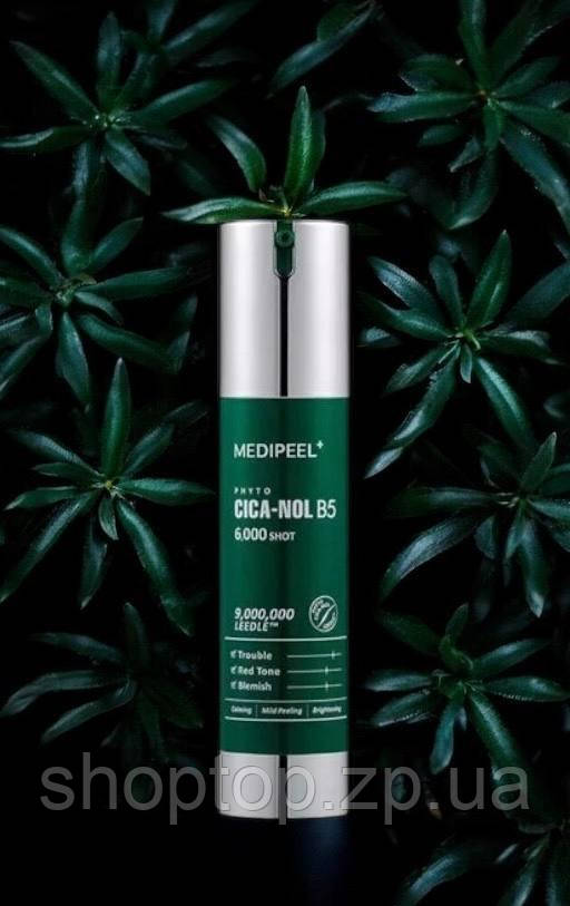 Пілінг-сироватка для обличчя зі спікулами та центелою MEDIPEEL Phyto Cica Nol B5 6000 Shot Serum, 50 мл