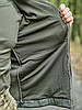 Тактична флісова кофта олива (хакі) для військовослужбовців Збройних Сил України | Розмір 40–62, фото 8