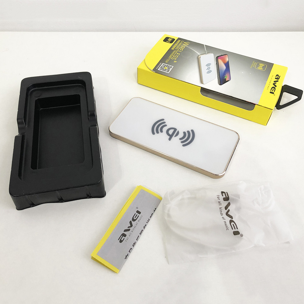 Бездротовий зарядний пристрій AWEI W1 Wireless Charger. BX-572 Колір білий