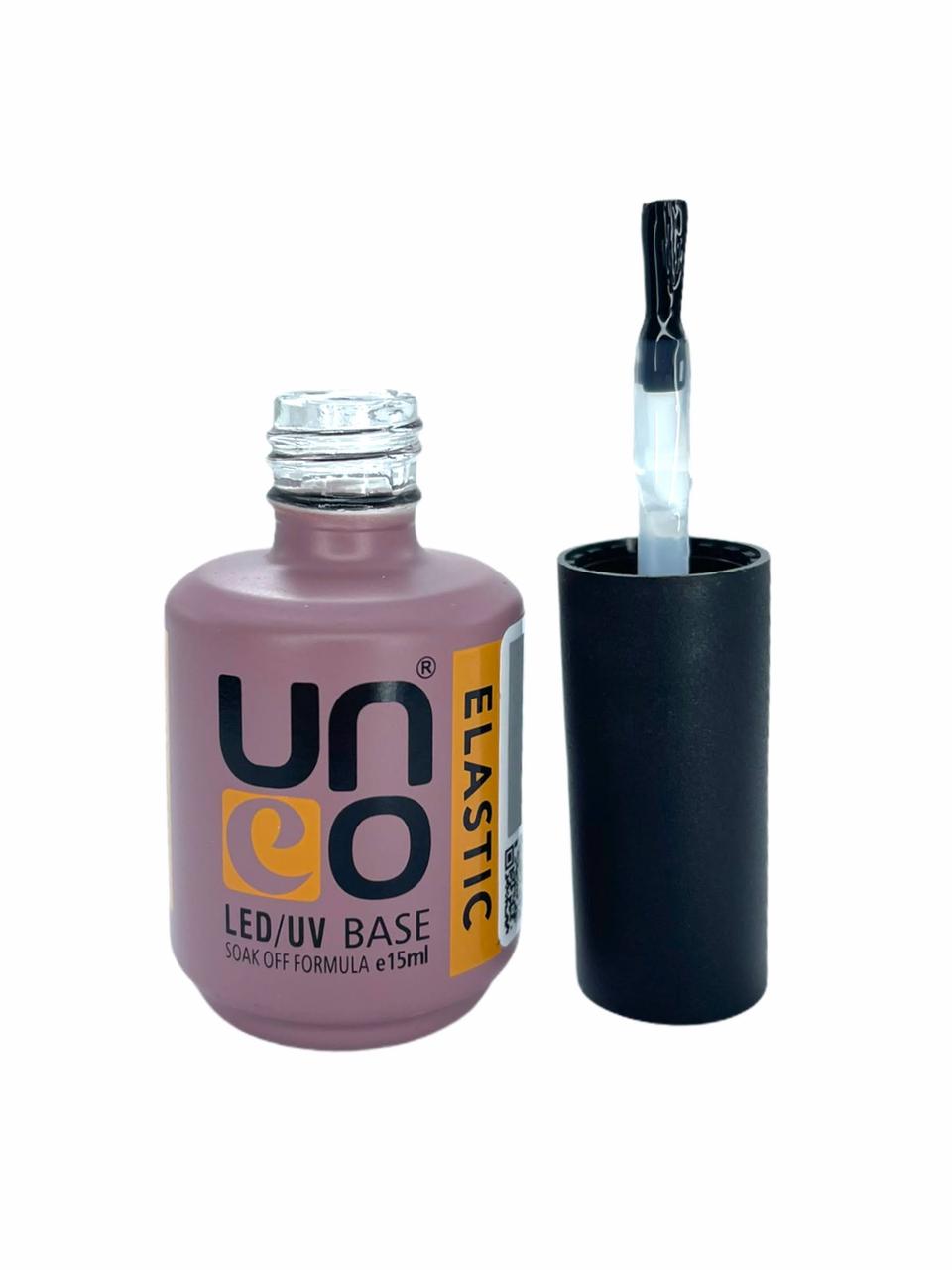 UNO Базове покриття Elastic Base для нігтів, 15 мл., фото 1