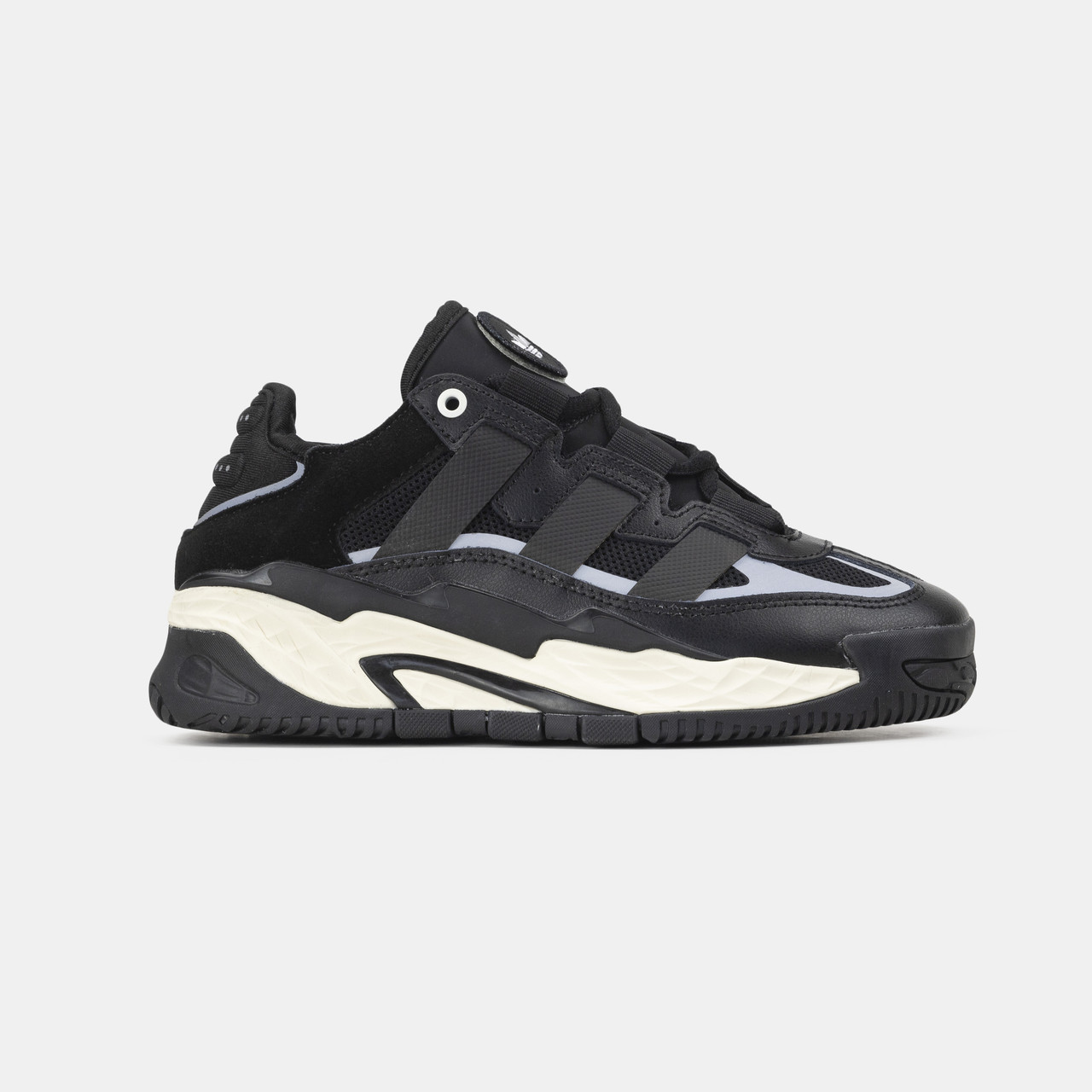 Кросівки Adidas Niteball Black White / Адидас Найтболл Чорні з Білим
