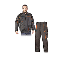 Зимный комплект спецодежди куртка и штаны Artmaster, польша , роба теплая, рабочий костюм на зиму