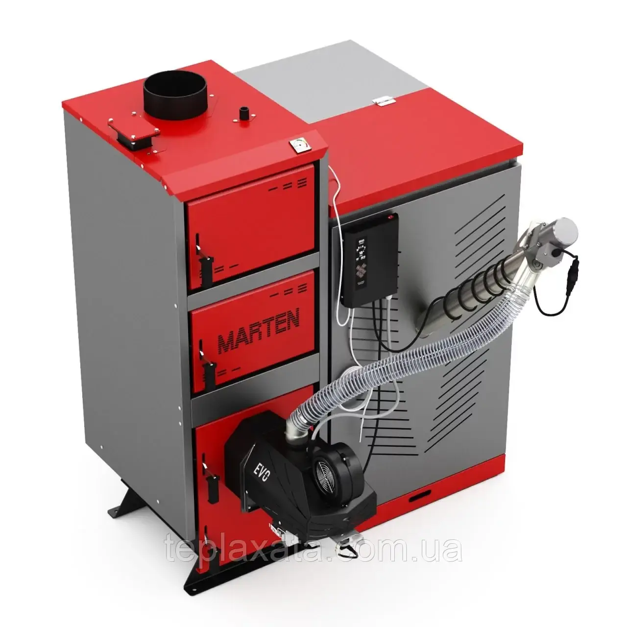 Пелетний котел з автоматичною подачею палива MARTEN Comfort Pellet MCP-30 кВт