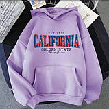 Стильне жіноче худі з принтом California, фото 6