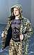 Зимовий форма бушлат+ штани костюм піксель зимовий ЗСУ на флісі комплект тепла військова куртка зимова + штані - фото 3 - id-p1726833628