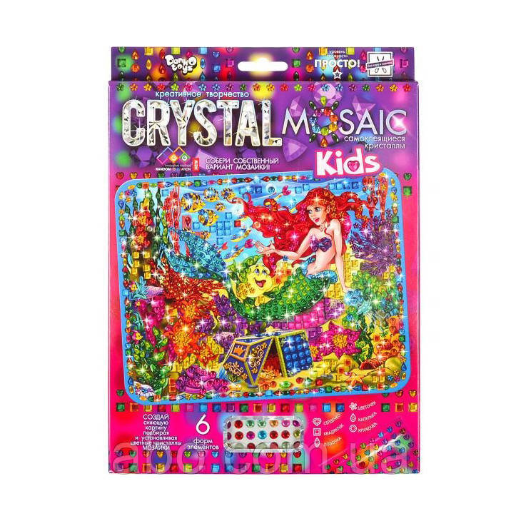 Набір креативної творчості "Kids Crystal Mosaic" CRMk-01-05, 6 форм елементів