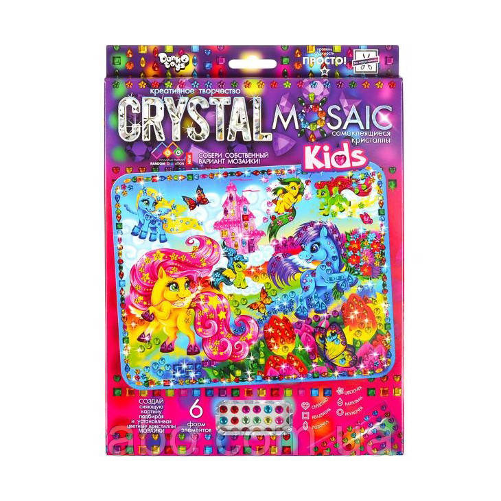 Набір креативної творчості "Kids Crystal Mosaic" CRMk-01-01, 6 форм елементів
