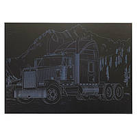 Гравюра А4 "Вантажівка-1" ГрА4-7с економ варіант в пакеті 29,7х21 см