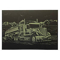 Гравюра А4 "Вантажівка" ГрА4-2з економ варіант в пакеті 29,7х21 см