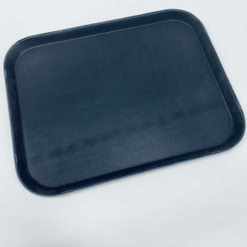 Піднос антисліп пластиковий 46 х 36 х 1,5 см Empire 9743 чорний, фото 1