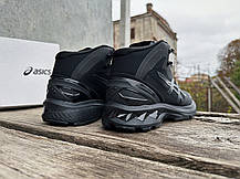 Чоловічі зимові термо кросівки Asics Gel-Kayano 27 Mid Gore-Tex чорні водонепроникні, фото 6