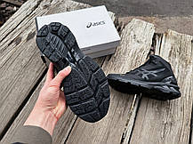 Чоловічі зимові термо кросівки Asics Gel-Kayano 27 Mid Gore-Tex чорні водонепроникні, фото 5