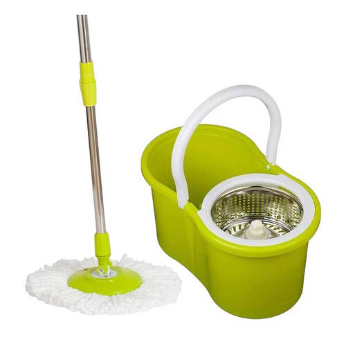 Универсальная швабра с отжимом-центрифугой и ведром Easy Mop Круглая ...