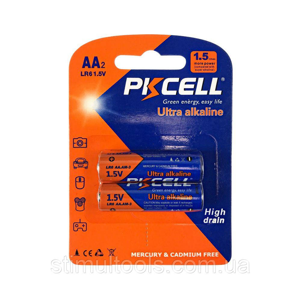 Батарейка PKCELL Ultra Alkaline AA LR6 1.5V, 2шт./блістер