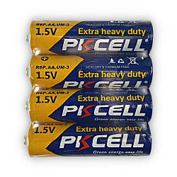 Батарейка PKCELL Extra Heavy Duty AA R6P 1.5V, 4 шт./плівка