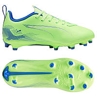 Дитячі бутси Puma Ultra 5 Play FG/AG 107695-03, Салатовий, Розмір (EU) — 29
