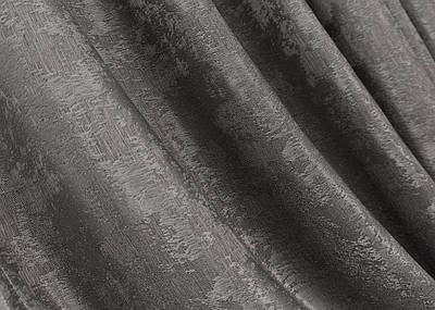 Шторна тканина жакард, колекція "Sultan XO", Туреччина, висота 2,7м. Колір темно-сірий. Код 1558ш