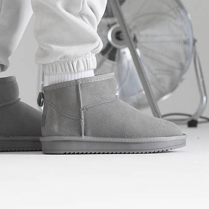 Зимові Жіночі Черевики UGG Classic Ultra Mini Grey / УГГ Класик Ультра Міні Сірі, фото 1