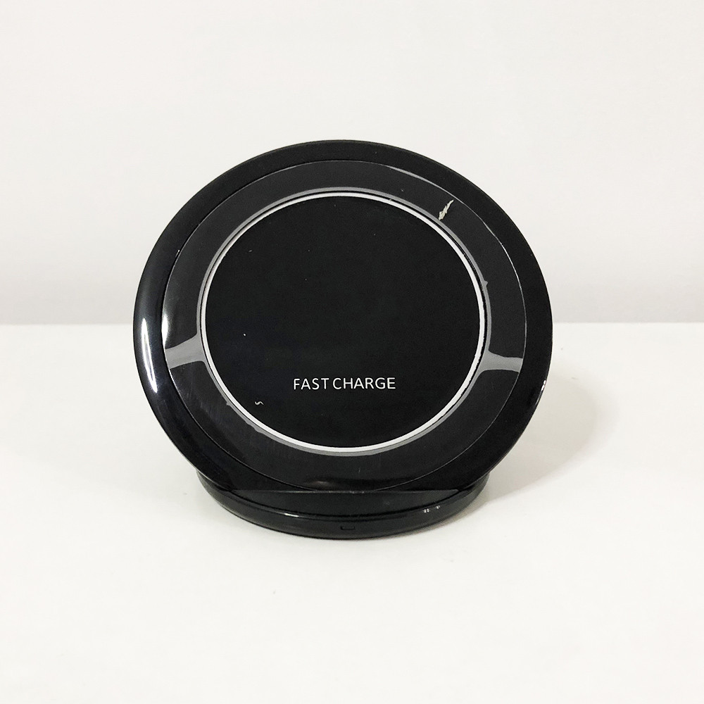 Швидке бездротове заряджання для телефону FAST CHARGE WIRELESS S7 бездротове зарядне. YB-362 Колір: чорний