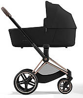 Коляска для новорожденных Cybex Priam 4.0 Sepia Black шасси Rosegold