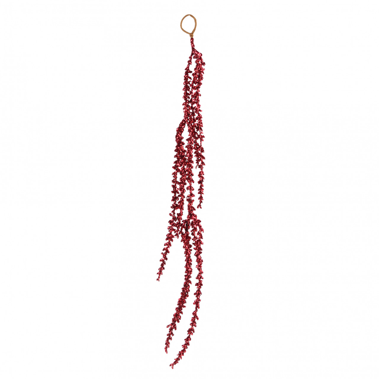 Гілка декоративна Yes Fun Верба бордо 59см гліттер (974972), фото 1