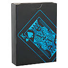 Карти гральні покерні чорні пластикові SP-Sport Poker 3466 54 карти Black, фото 7