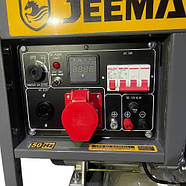 Генератор дизельний 6,0 кВт з електростартером 220/380 В JEEMAR JM8500XE3, фото 5
