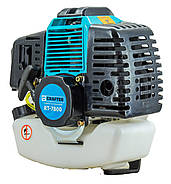 Потужний тример бензиновий 6 к.с. 4.5 кВт, 9500 об/хв, зріз волосінь 400мм, ніж 255 мм Crafter RT-7800, фото 2