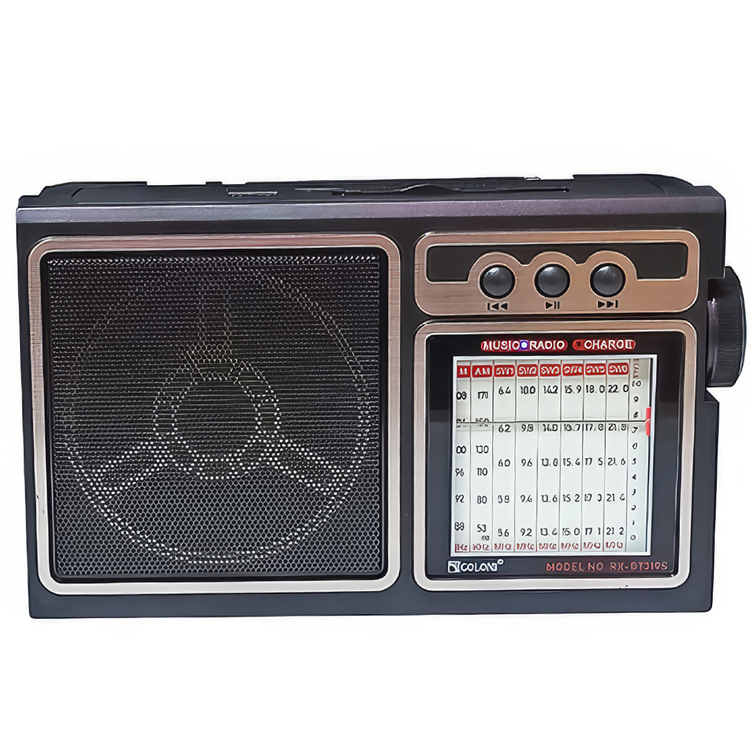 Переносний радіоприймач із сонячною панеллю та Bluetooth Golon RX-BT319S Портативне радіо на природу, фото 1